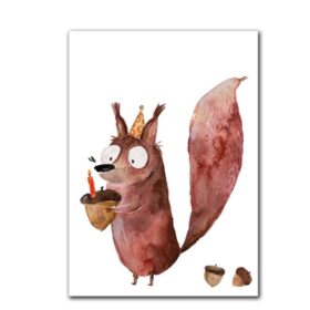 halfbird - Postkarte "Eichhörnchen"