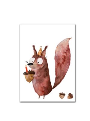 halfbird - Postkarte "Eichhörnchen"