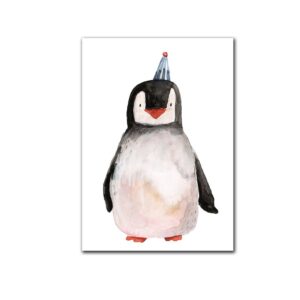 halfbird - Postkarte "Pinguin"