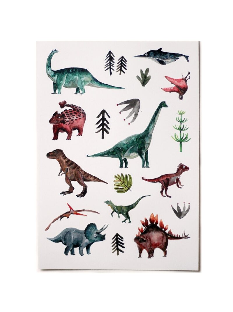 Spülmaschinenfeste Aufkleber - Dinos – Bild 2