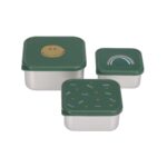 Lässig - Snackbox Kinder (3er Set) - Edelstahl Brotdose Happy Rascals Lässig - Snackbox Kinder (3er Set) - Edelstahl Brotdose Happy Rascals
