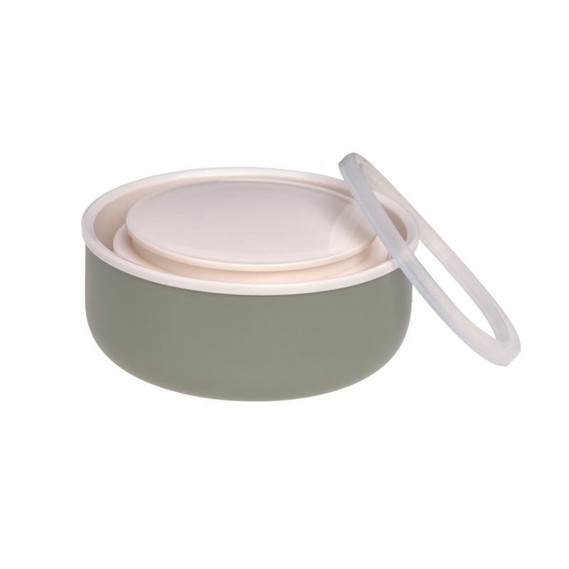 Thermobehälter "Food Jar" – 350ml - Happy Prints (olive) – Bild 4