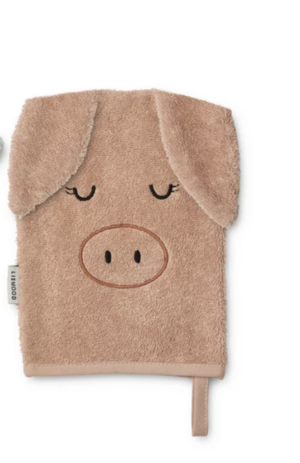 Liewood - Sylvester Farm Washcloth - Pale tuscany mix (Schwein)