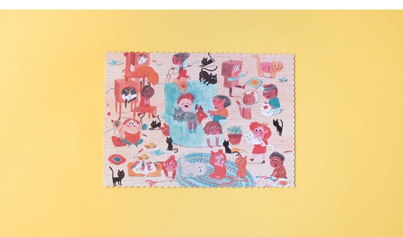 Puzzle - Cats & Dogs – Bild 4