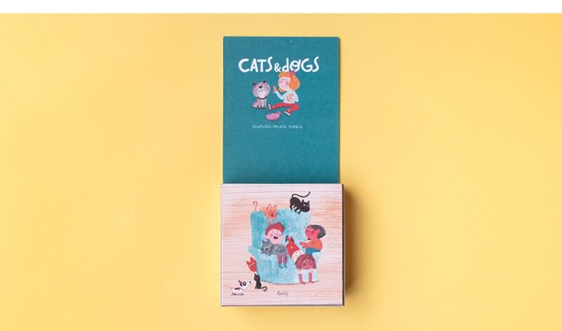 Puzzle - Cats & Dogs – Bild 7