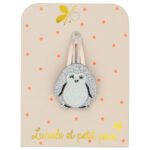 Luciole et Petit Pois - Barrette pingouin