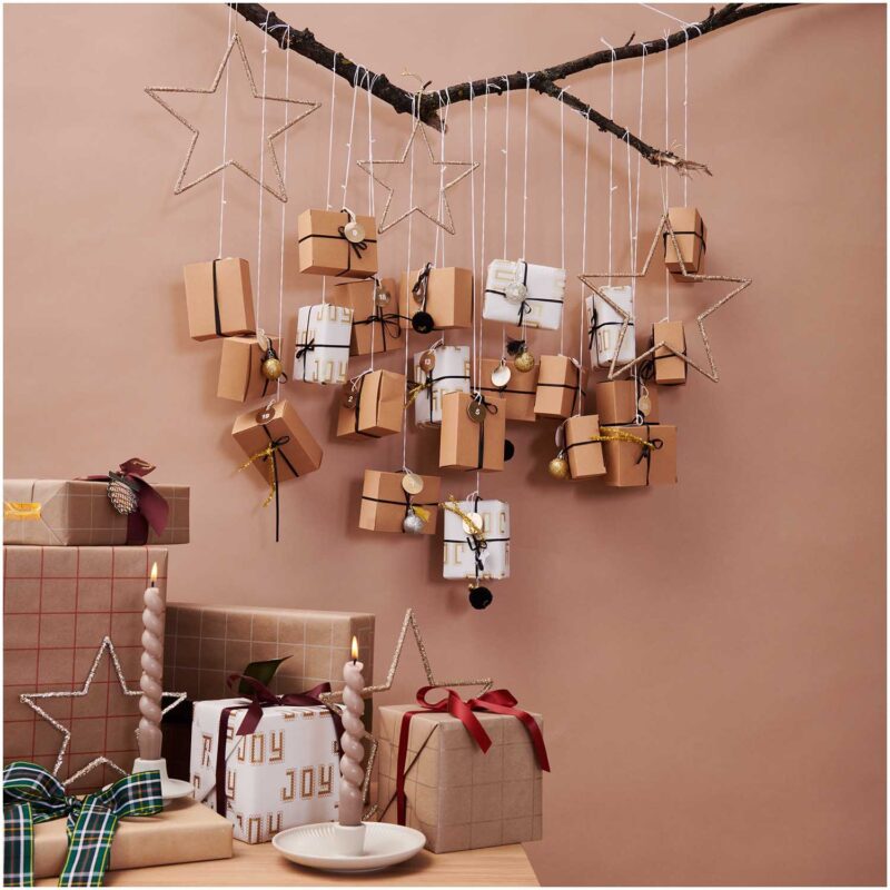 Zahlen-Anhänger für Adventskalender – Gold – Bild 6