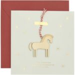 rico design - Grußkarte mit Holzapplikation Pferd rico design - Grußkarte mit Holzapplikation Pferd