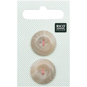 rico design - KNÖPFE STRUKTURIERT BEIGE 2