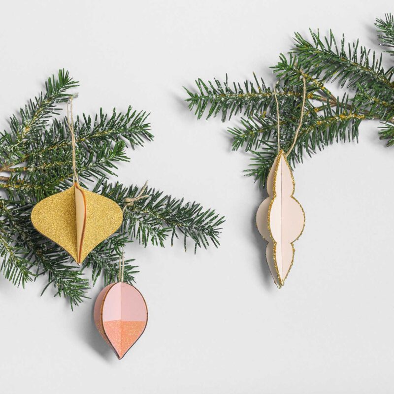 Dekoration zum Stecken im 3er Set – Christbaumkugeln – Bild 5
