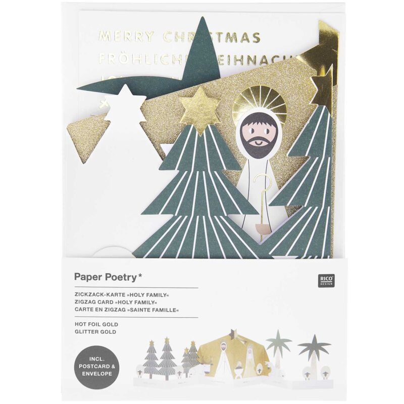 Zickzack-Karte Holy Family – Bild 2