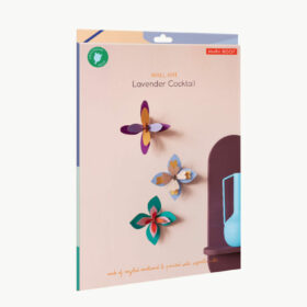 Studio ROOF - Small Wall Flowers - Lavender Cocktail - Set of 3