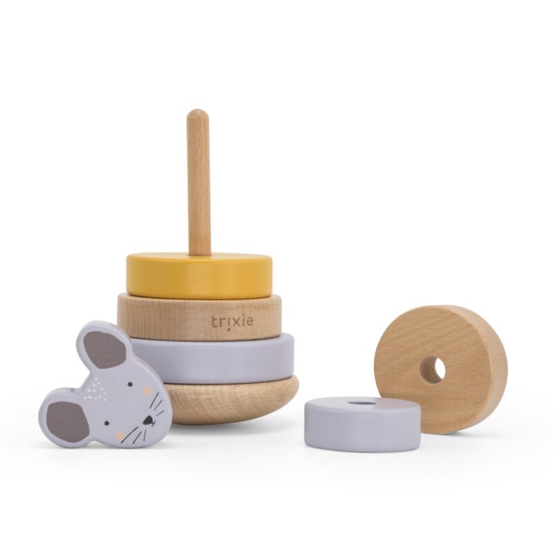 Holz Stapelturm - Mrs. Mouse – Bild 2