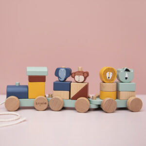 Trixie Baby - Wooden animal train