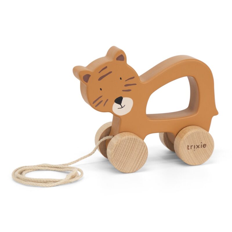Nachziehtier aus Holz "Wooden Pull Along" – Mr. Tiger – Bild 2