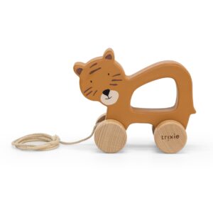 Trixie Baby - Wooden pull along toy - Mr. Tiger