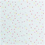 rico design - Konfetti mint mit neon / silber