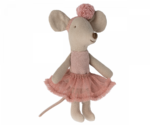 Maileg - Ballerina Maus Kleine Schwester - Rose