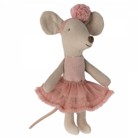 Maileg - Ballerina Maus Kleine Schwester - Rose