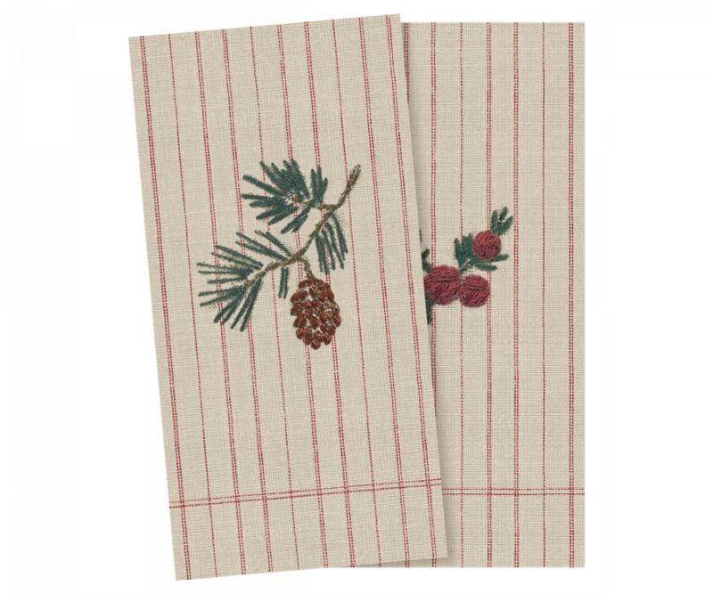Maileg - Serviette Brindille de noël