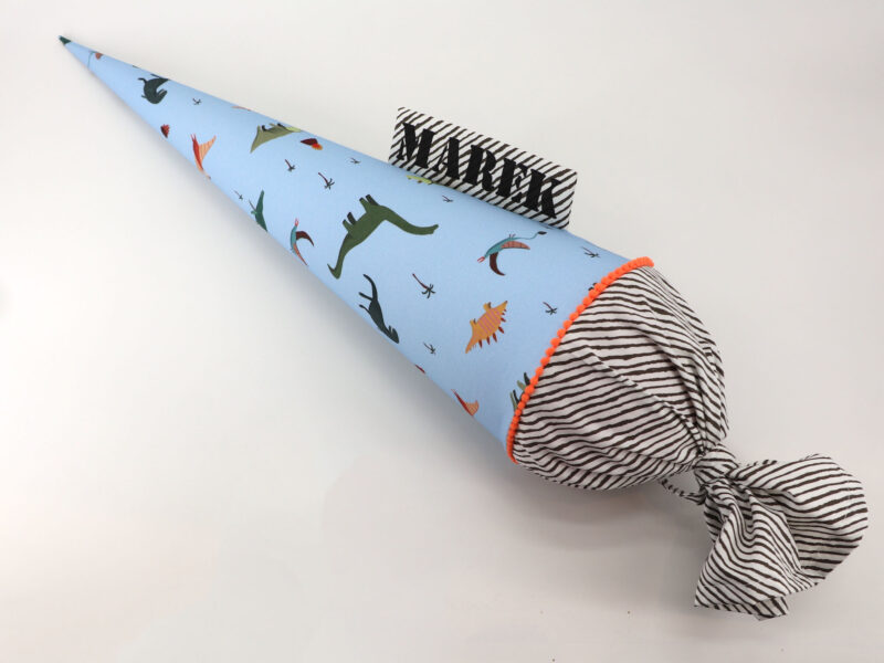 Schultüte "Blaue Dinos" mit Namen – Bild 6