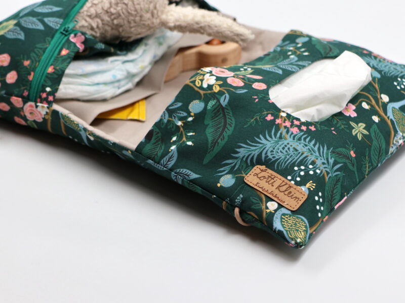 Windeltasche mit Namen "Peacock" – Bild 3