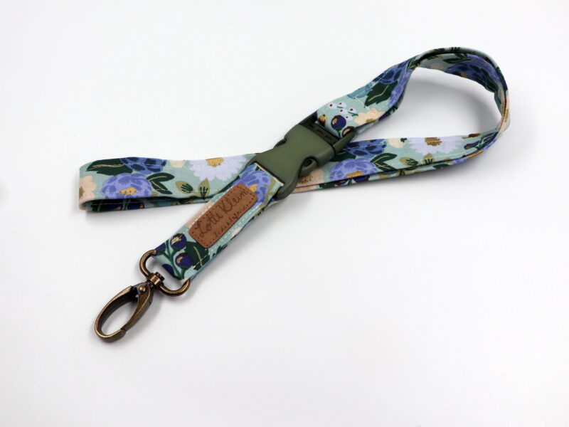 Schlüsselband "Vintage Blossom Mint" – Bild 5