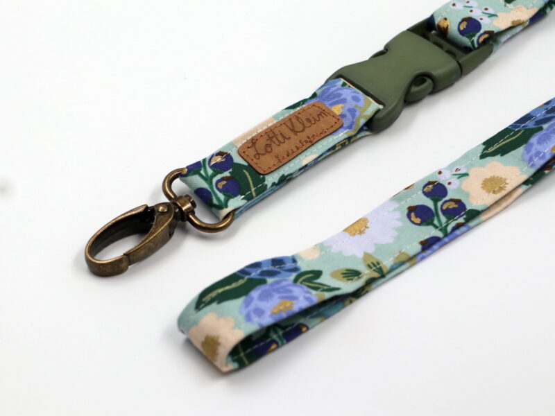 Schlüsselband "Vintage Blossom Mint" – Bild 4