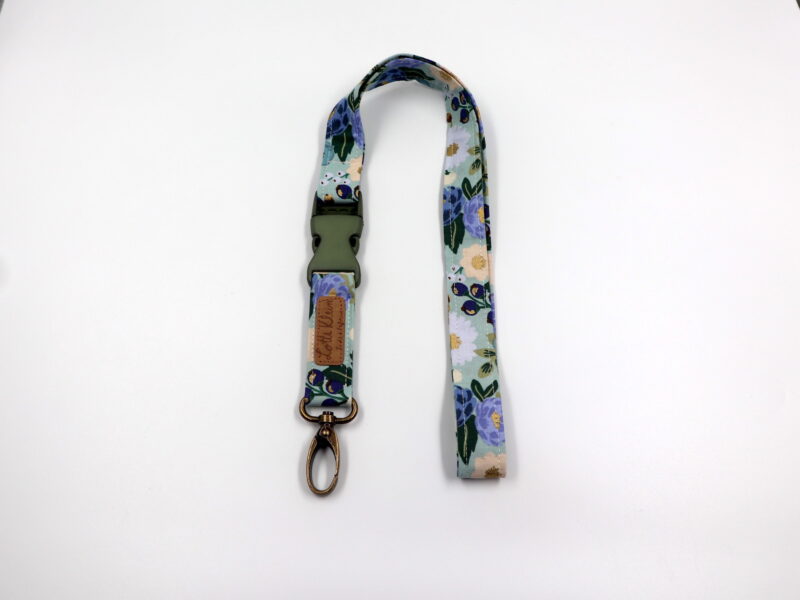 Schlüsselband "Vintage Blossom Mint" – Bild 3