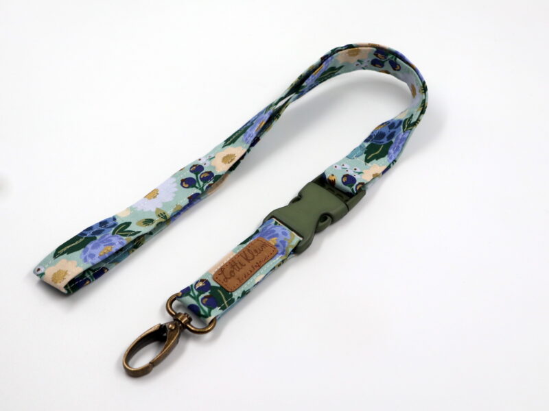 Schlüsselband "Vintage Blossom Mint" – Bild 2