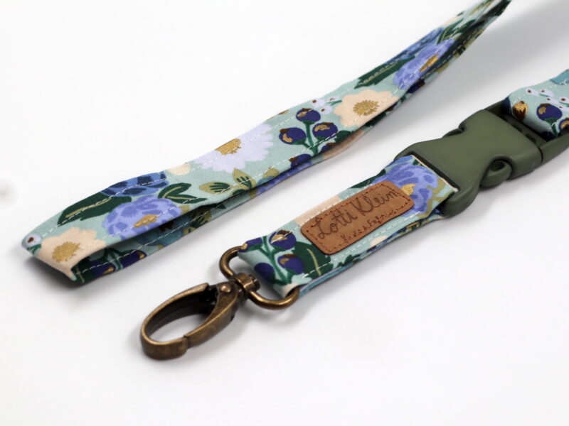 Schlüsselband "Vintage Blossom Mint"