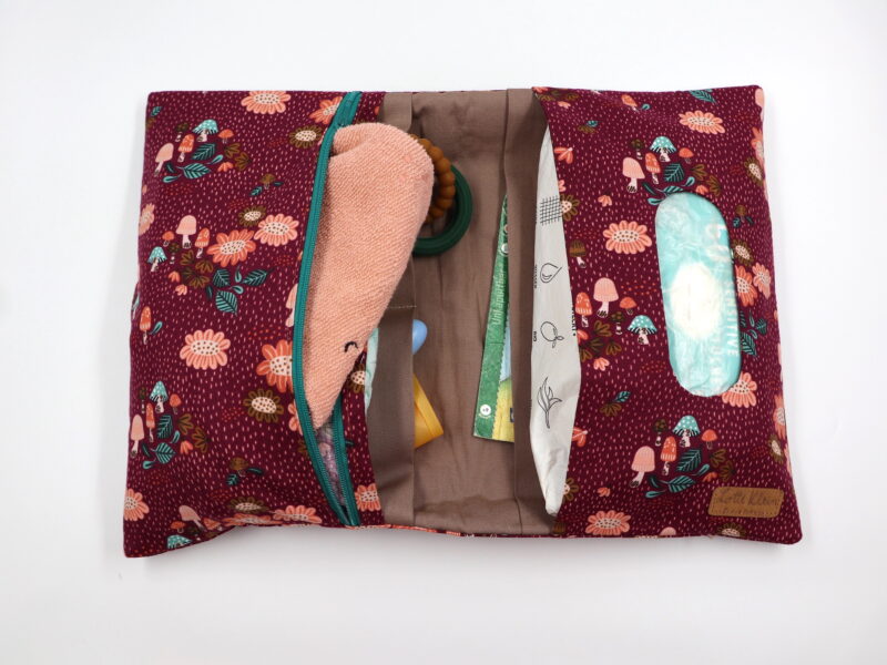 Windeltasche mit Namen "Fiona Floral" – Bild 5