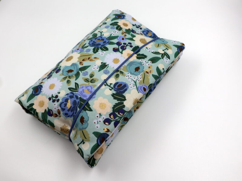 Windeltasche mit Namen "Vintage Blossom Mint"