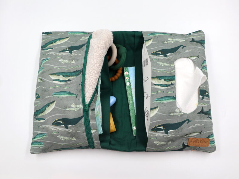 Windeltasche mit Namen "Faroe Whales" – Bild 4