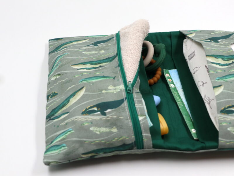 Windeltasche mit Namen "Faroe Whales" – Bild 2