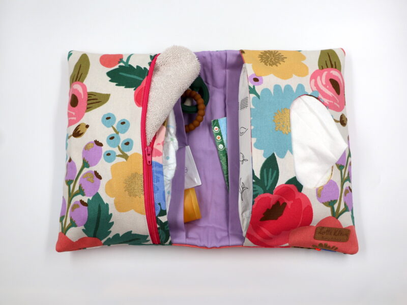 Windeltasche mit Namen "Vintage Blossom" – Bild 4