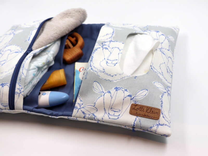 Windeltasche mit Namen "Sheep Cotton" – Bild 3