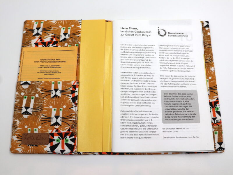 U-Hefthülle / Hülle Uheft - Lions and Tigers – Bild 5