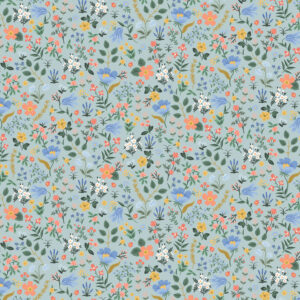 Cotton&Steel Fabrics - Curio - Bramble Fields - Light Blue Fabric