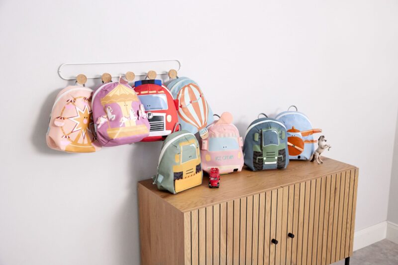Kindergartenrucksack Tiny - Karussell Lila – Bild 6