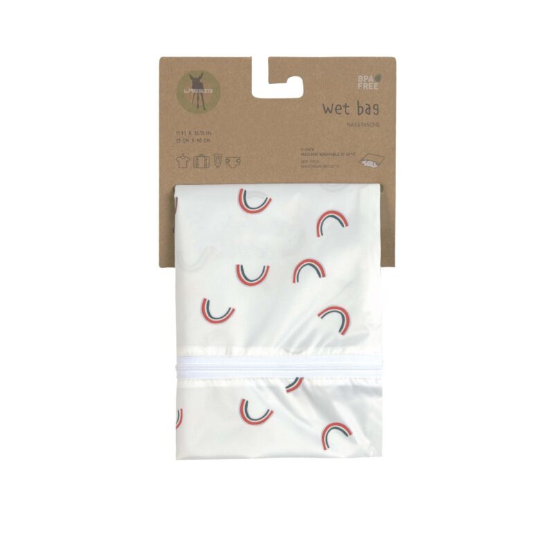 Nasstasche "Wet Bag Happy Happy Rascals" 2er Set – Herz – Bild 5