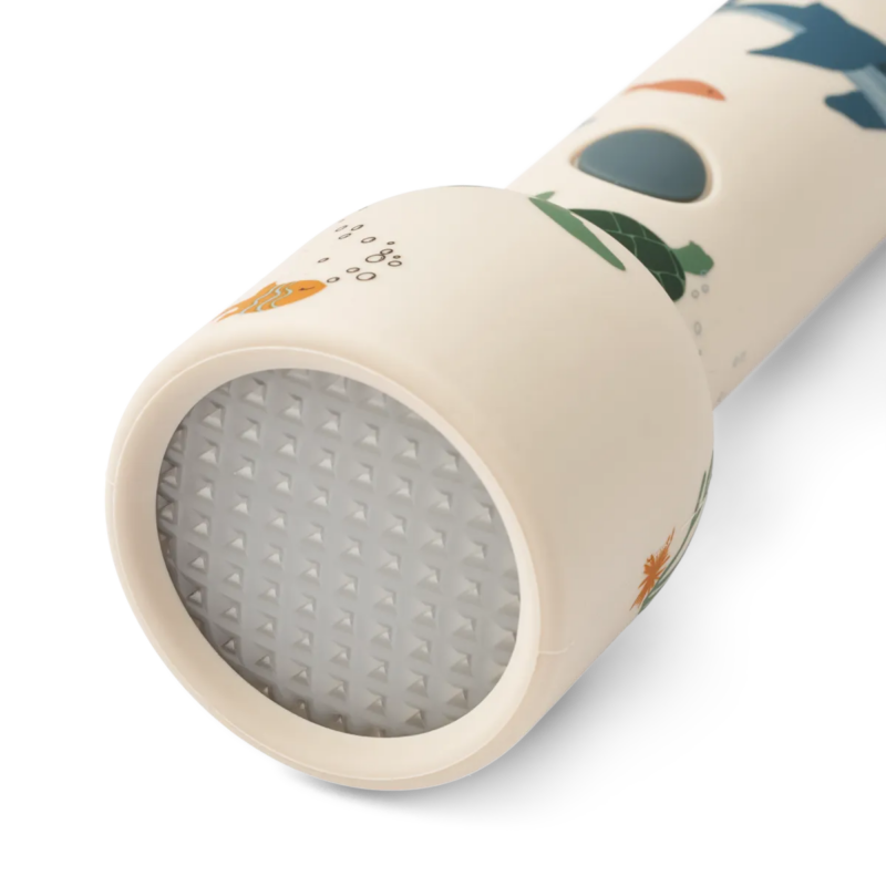 LED-Taschenlampe "Gry Printed Fashlight" wiederaufladbar – Sea Creature / Sandy – Bild 2