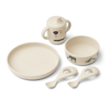 Liewood - Ryle Printed Tableware Set (All together / Sandy)
