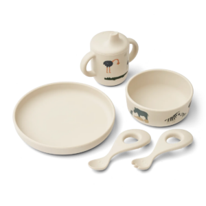 Liewood - Ryle Printed Tableware Set (All together / Sandy)