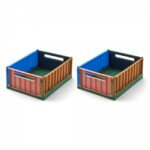 Liewood - Weston Storage Box M - 2er (Eden multi mix)