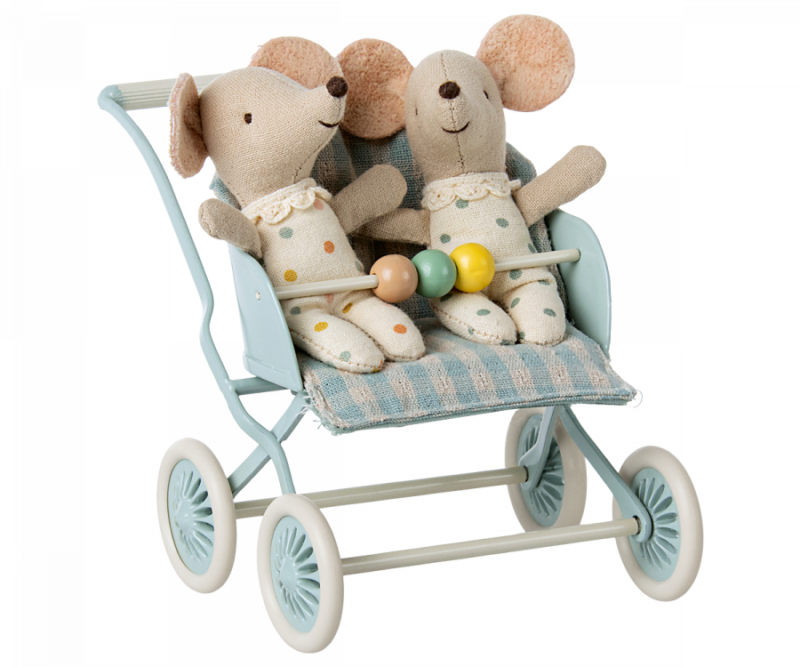 Kinderwagen für Babymäuse - Minze – Bild 3