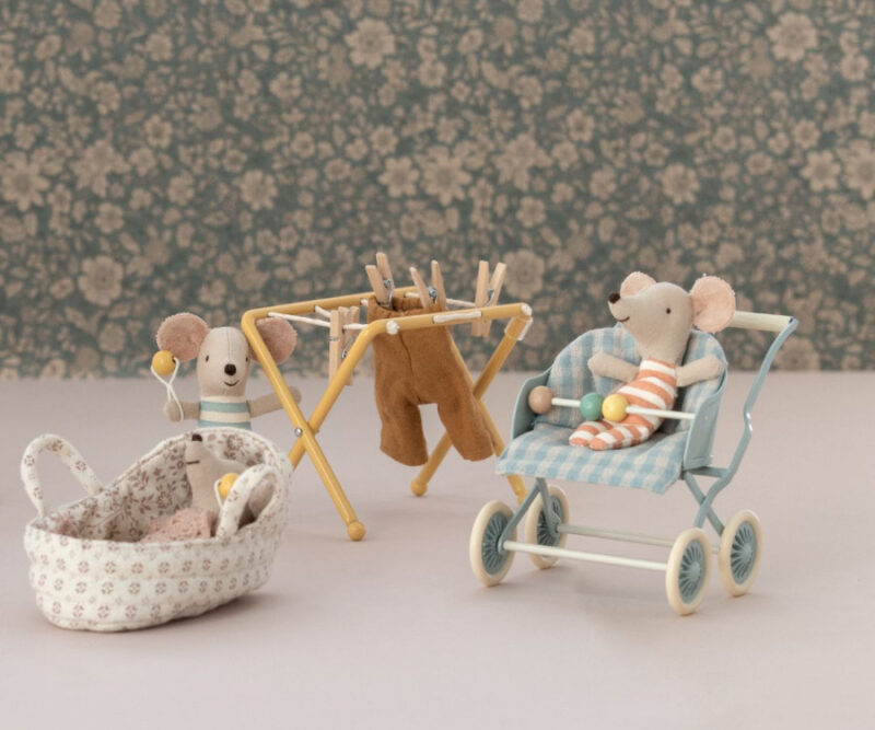 Kinderwagen für Babymäuse - Minze – Bild 4