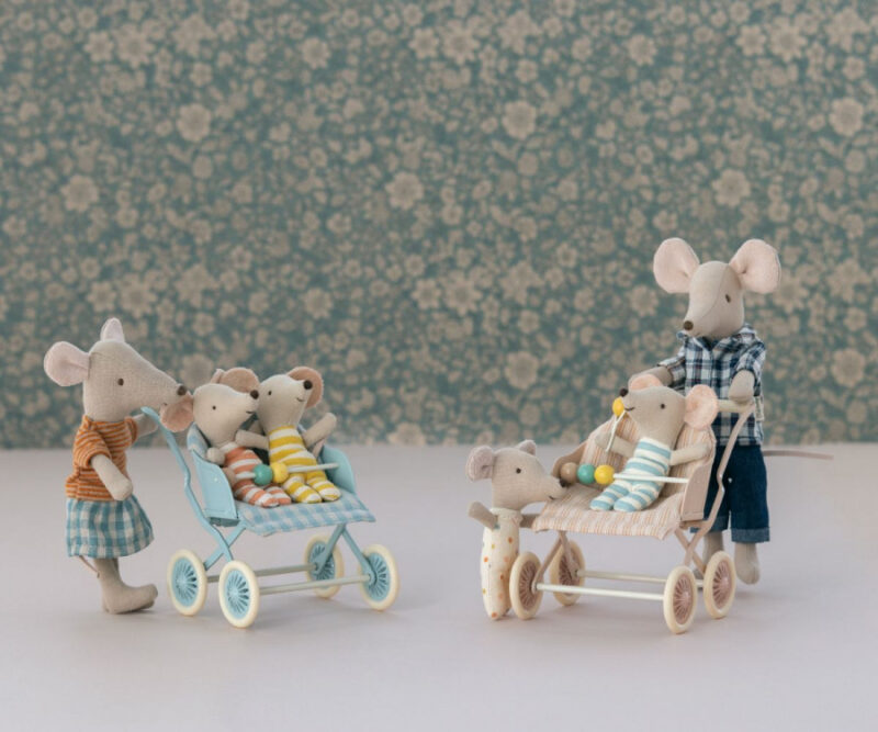 Kinderwagen für Babymäuse - Minze – Bild 5