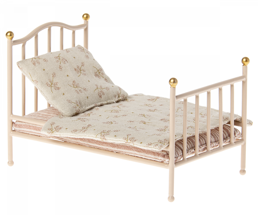 Maileg - Vintage Bett Maus - Rose