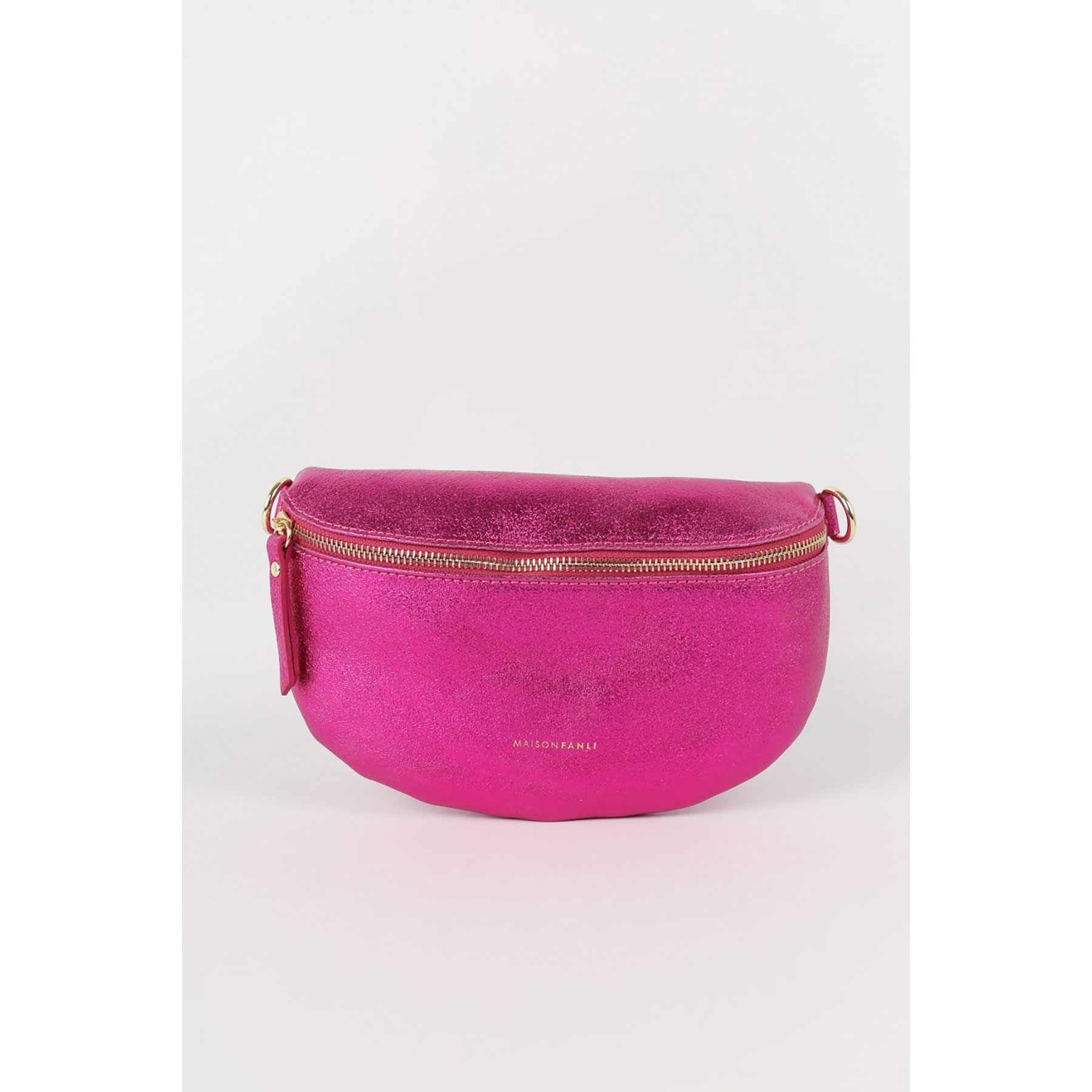Bum Bag Metallic Look Pink